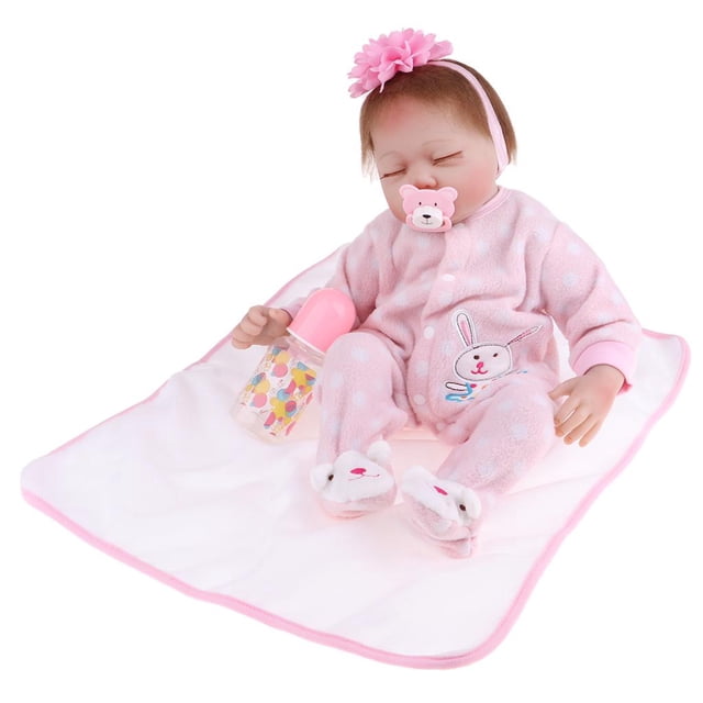 Muñecas de bebé con de 22 pulgadas vinilo de silicona regalo para Sunnimix Muñeca Reborn de silicona