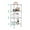 Chrome 10"D x 13.8"W x 31.5"H, variant on 4 Tier Wire Shelving Unit, Height Adjustable Wire Shelves, Metal Storage Rack Organizer for Laundry, Kitchen, Bathroom, Pantry, Closet (11.8"D x 17.7"W x 49.6"H, Black)