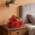 thumbnail image 6 of Lunxisen 2 Pcs Artificial Chrysanthemum Bouquet Floral Arrangement Home Decor Centerpiece Wedding Party Fake Flowers Bundle, 6 of 9