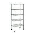 thumbnail image 1 of Estantería HealSmart HealSmart, resistente, 5 niveles, 54 cm de alto, cromada, 1 of 6
