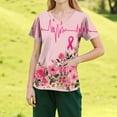 thumbnail image 2 of NAMTYQX Breast Cancer Awareness Shirt Breast Cancer Awareness T-Shirts Light Pink Size 4XL, 2 of 4