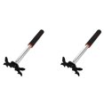 thumbnail image 2 of 2X Bâton de Queue de Billard Rétractable pour Pont avec Tête de Pont, Accessoire de Queue de Billard pour Table de Billard, Tête de Pont, Noir, 2 of 7