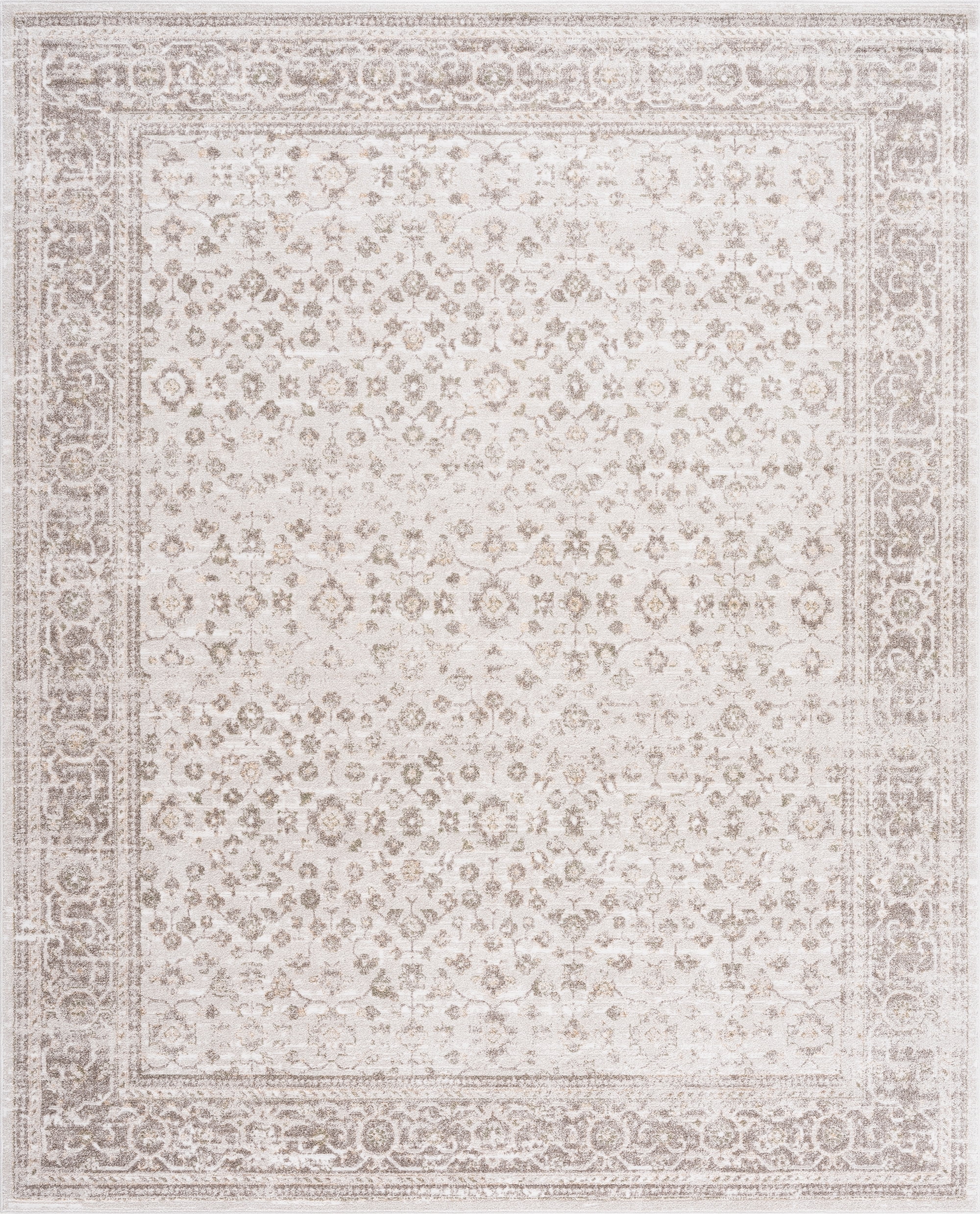 Bliss Rugs Magic Traditional 5' x 7' Beige and Cream Indoor Area Rug