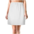 thumbnail image 2 of Half for Women Comfortable Basic Plain Soft Elastic Waist Underskirt, 2 of 4