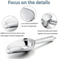 thumbnail image 3 of Mini Scoop, 3 Ounce Stainless Steel Kitchen Utility Scoops, Ideal for Candy/Ice Cube/Flour/Sugar/Coffee Bean/Protein Powder, Food Grade & Anti Rust, Easy Clean & Dishwasher Safe (4 Pack), 3 of 5