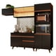 thumbnail image 2 of Madesa Gabinete de Cocina Integral Completa 260 cm Reims Negro 01, 2 of 8