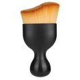 thumbnail image 1 of Pinceau de maquillage pour fond de teint, forme incurvée en verre à vin, pour fond de teint liquide, marron, 1 of 4