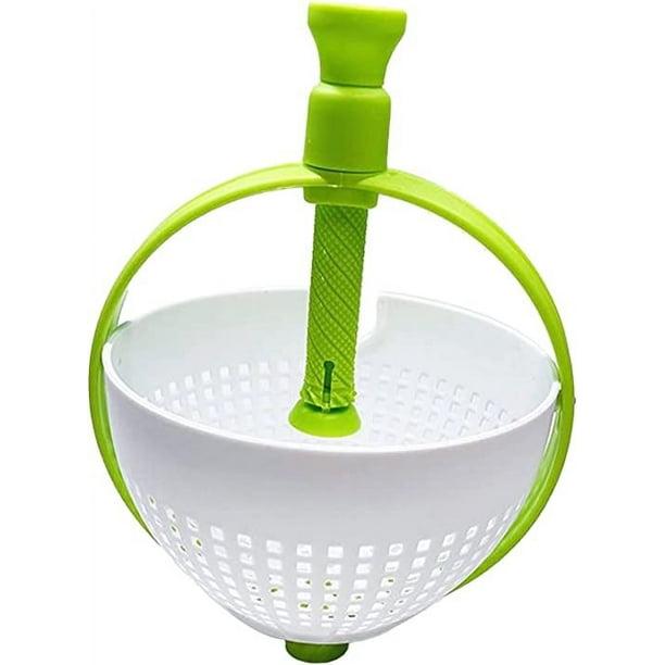 SHAR Manual Salad Spinner, Lettuce Washer and Dryer Pasta and Fries