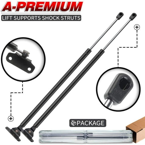 A-Premium Hood Bonnet Lift Supports Shock Struts Replacement for Acura Legend 1991-1995 579MM 2-PC Set