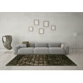 thumbnail image 3 of Ahgly Company Indoor Rectangle Abstract Brown Modern Area Rugs, 2' x 3', 3 of 4