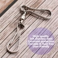 thumbnail image 5 of Anley Pack of 10 Windsock Clips - 3" Dual Swivel Hook & 360° Rotatable & Anti-wrap & Stainless, 5 of 7
