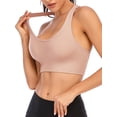 thumbnail image 5 of YouLoveIt Women's Sports Bra Cross Back Ladies Removable Pad Yoga Bras Anti-sagging Padded Stretch Bra Comfort Padded Sports Bra Running Workout Bra, 5 of 7