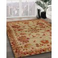 thumbnail image 2 of Ahgly Company Indoor Square Abstract Gold Abstract Area Rugs, 4' Square, 2 of 6