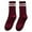Wine, variant on HNMKIU Performance Athletic Crew Socks with Advanced Cushioning for Superior Comfort During Running Hiking and All Sports Activities Featuring Wicking Breathable Lightweight Fabric Black,A