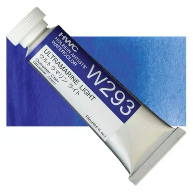 Holbein Acuarelas Profesionales para Artistas, Tubo de 15ml, Ideal para Pintores, Aficionados, Principiantes y Estudiantes, A-W293