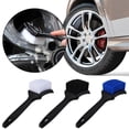 thumbnail image 2 of ABS Short Handle Car Wheel Cleaning Brush for Convenient and Safe Car Tire Cleaning, 2 of 8