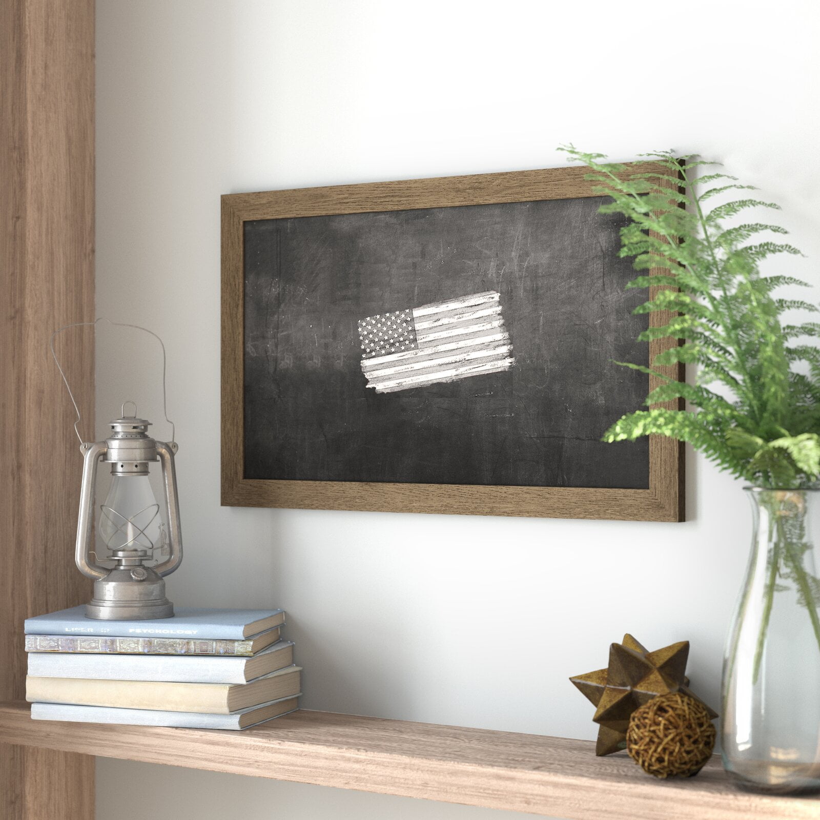 Barnwood Wall Mounted Free Standing Chalkboard, Country of Origin United States, Can be used