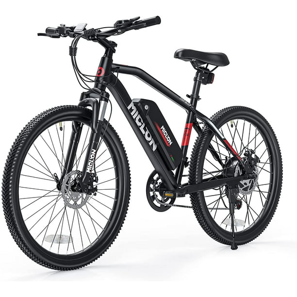 MICLON 27.5″ 500W 21 Speed Advanced Electric Mountain Bike with10Ah Lithium Battery, Pedal Assist