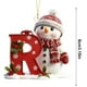 thumbnail image 3 of Adornos navideños, adornos navideños, regalos navideños, 26 letras, decoración para árbol de Navidad, colgante, adornos para árbol de Navidad, adornos navideños DIY, decoración navideña, decoración co, 3 of 9