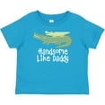 thumbnail image 3 of Inktastic Alligator Handsome Like Daddy Baby Boy Boys Baby T-Shirt, 3 of 5