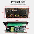 thumbnail image 6 of Max 300W Bluetooth Amplifier Board 12V 24V 220V Subwoofer Amplifier Board Support Microphone for Car Home Audio US Plug, 6 of 6