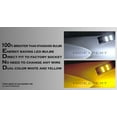 thumbnail image 3 of ICBEAMER Super Bright White Amber Dual Color Switchback 3157 3155 3057 3457 4157 42SMD LED Bulbs for Car Front Turn Signal Parking Lights with Projector replacement, White/Amber (Pack of 2), 3 of 9