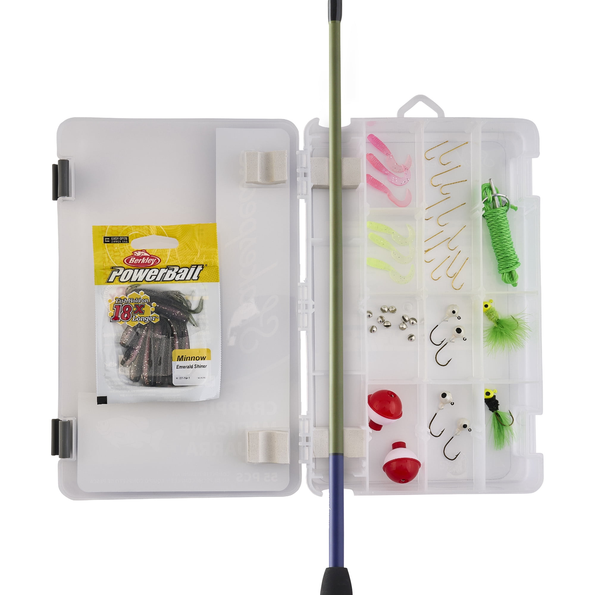 Shakespeare Catch More Fish Crappie Spinning Reel and Fishing Rod Combo
