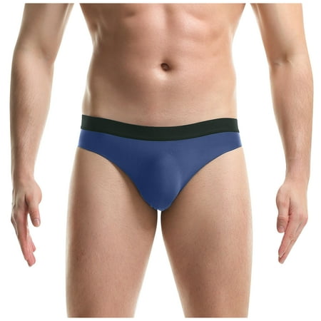 

DORKASM Men s Underwear Briefs Cotton Comfortable Breathable Cotton Boxer Briefs Soft Multi-Packs Dark Blue XL