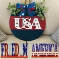 thumbnail image 3 of Wooden Crafts Decoration National Day Multicolor Alphabet Freedom Letter Sign Desktop Ornament, 3 of 16