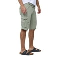 thumbnail image 3 of X RAY JEANS Men's Belted 12.5" Inseam Knee Length Cargo Shorts, Leaf Green, 42, 3 of 7