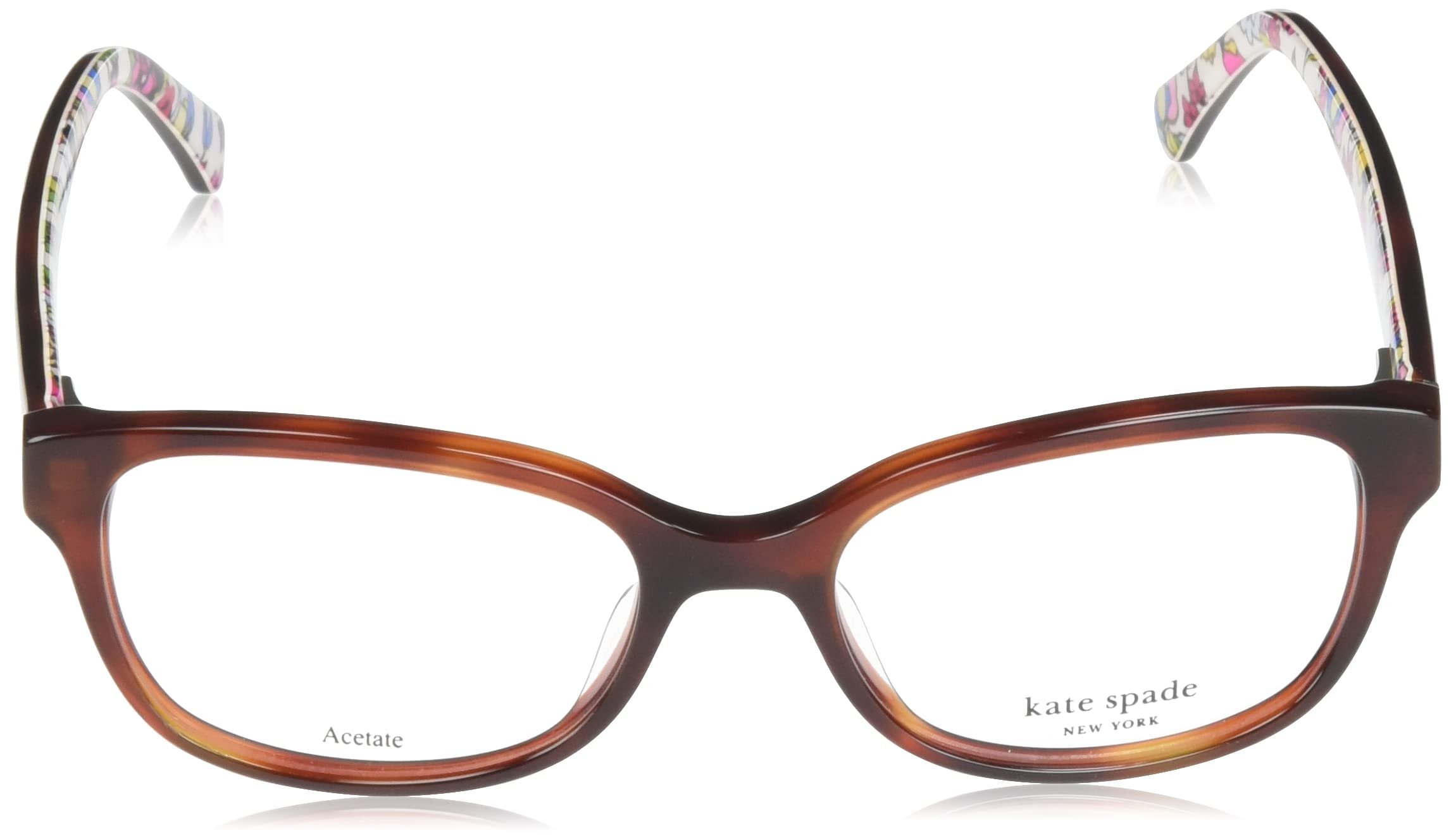 Kate Spade Women's Modern Standard Sunglasses, H7p/16 Pattern Hvn, 49