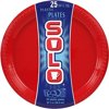 Solo 10 Inch Plate Red