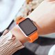thumbnail image 4 of Correa de reloj deportivo compatible con Watch 42-44 mm Correa deportiva de repuesto de silicona suave Compatible con iWatch Series 5/4/3/2/1, S/M, M/L Xemadio 2033270-30, 4 of 9