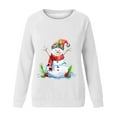 thumbnail image 4 of WXLWZYWL Oversized Sweatshirts for Women Long Sleeve Crewneck Pullover Xmas 3D Graphic Ugly Sweater Santa Shirts Funny Gifts, 4 of 4