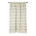 thumbnail image 2 of DII 50x60" Modern Cotton Cabana Stripe Throw in Artichoke and Cream, 2 of 4