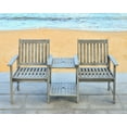 thumbnail image 2 of Safavieh Brea Indoor/Outdoor Modern Twin Seat Bench, 2 of 8