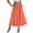 hot pink, variant on Qiopertar Striped High Waist Ankle Skirt for Women A-Line Elastic Waist Flowy Beach Vacation Skirts Casual Comfy Spring Summer Midi Skirts, Hot Pink L