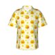 thumbnail image 1 of Fotbe Ducky Cartoon Camisa Hawaiana para Hombre Unisex – Camisa Casual de Verano con Botones de Manga Corta de Algodón y Lino,3X-Large, 1 of 7