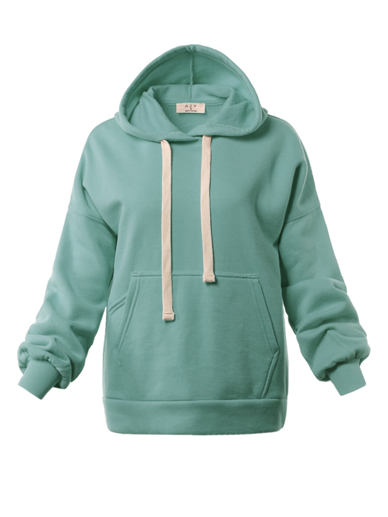 light green hoodie women's