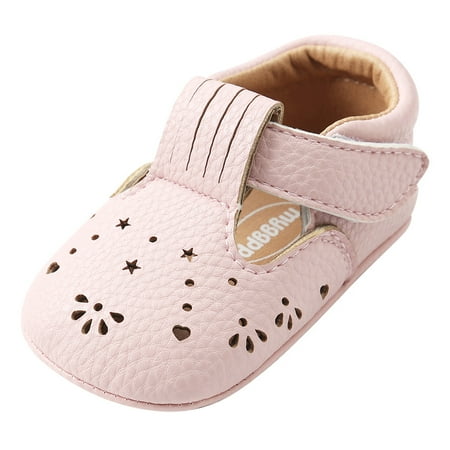

YOHOME Baby Girl Princess Leather Shoes Hollow Out Fashion Toddler First Walkers