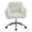 White:A, variant on Faux Fur Desk Chair, Cute Fluffy Upholstered Padded Seat, Vanity Accent Modern Height Adjustable Swivel Arm Decorative Furniture for Living Room, Makeup, Home Office, Teen Girls Bedroom, White