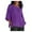 Dark Purple#1, variant on Fartey Cotton Linen Shirts for Women 2025 Plus Size 3/4 Sleeve Tops Loose Casual Summer Crew Neck T Shirts Solid Color Ladies Tunic Tshirt Green XXL