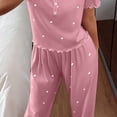 thumbnail image 6 of WRKEKC Modal Pajama Set for Women Breathable Modal Top with High Waist Shorts Summer Set Loungewear Pajamas Sleep Set, 6 of 8