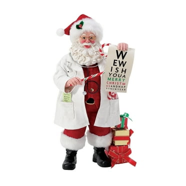 Department 56 Possible Dreams Time of The Year Again Santa Christmas Multicolor Figurine 10.5in H