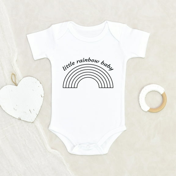 Newbabywishes - Little Rainbows Minimalist Baby Clothes for Boys and Girls - Newborn Baby Clothing