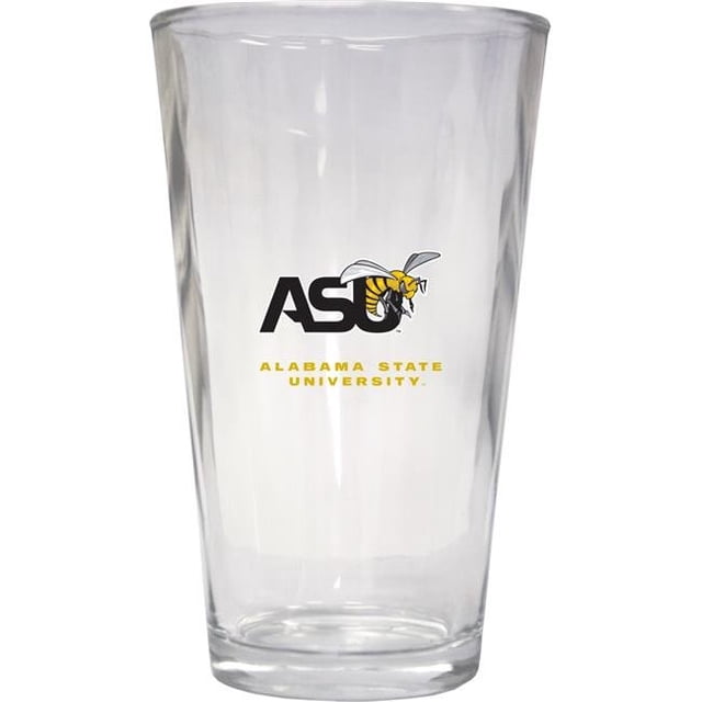 R & R Imports PNT2-C-ALS19 16 oz Alabama State University Pint Glass - Pack of 2