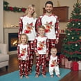 thumbnail image 5 of mgoYE Christmas Pajamas for Family Family Matching Christmas Pajamas Set, Holiday PJs Sleepwear Loungewear for Men/Women/Kids/Baby(Red,XL), 5 of 9