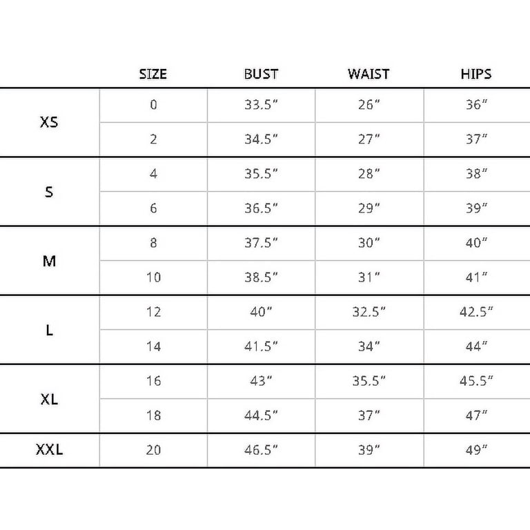 dkny skirt size chart