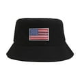 thumbnail image 2 of LanSuare 4th of July American Flag Bucket Hat with Stars Red Black White Outdoor for Independence Day Decoratio, 2 of 6