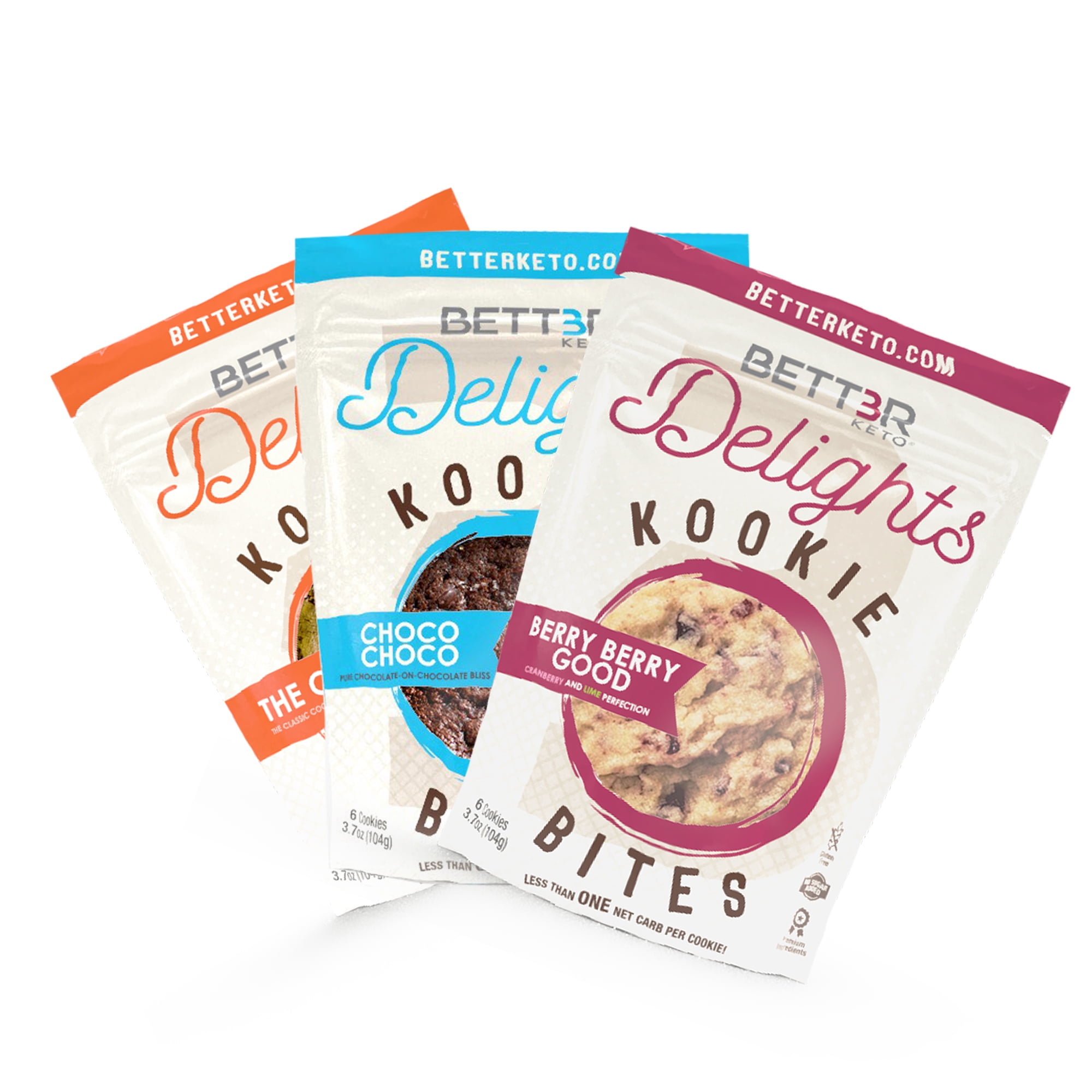 Healthy Keto Snacks Assorted Cookies by Bett3r Keto Low Carb High Fat Ketogenic, Primal